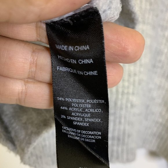 bebe Chunky Knit Lace Up Sweater - Picture 7 of 7